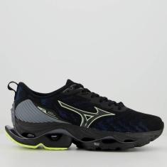 Imagem de Tênis Mizuno Wave Stratos 2 Preto-Masculino