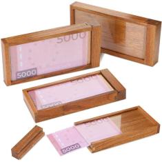 Imagem de Caixa de quebra-cabeça Yilloog Money for Cash Gift ATM com porta-moedas 4P