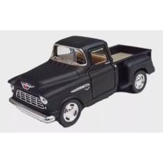Imagem de Miniatura Carro Chevy Stepside Pick-Up 1955 1/32 (Preto) - Toy King