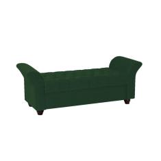 Imagem de Recamier Divã Morabe P04 140 Cm Suede Verde Tca 947