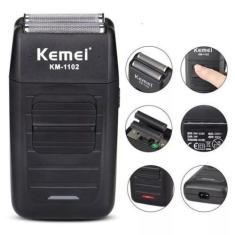 Imagem de Kemei-1102 Compact Lithium Ion Shaver Kit Recarregável, Foil Professio
