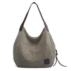 Imagem de Vifaleno Bolsa de ombro feminina de lona com vários bolsos vintage bolsas hobo