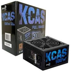 Imagem de Fonte Atx Kcas 500W 80 Plus Bronze Pfc Ativo Aerocool