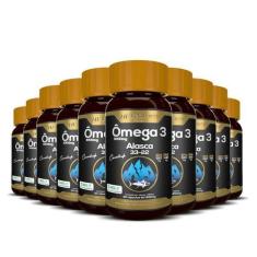 Imagem de 10X Omega 3 Alasca 33/22 Concentrado 1450Mg 60Caps Atacado - Hf Suplem