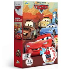 Imagem de Quebra Cabeca Carros Grandinho 28 Pecas Toyster