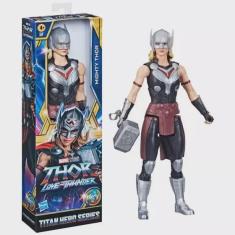 Imagem de Boneco Thor Amor E Trovao Mighty Thor 30cm - Hasbro F4136