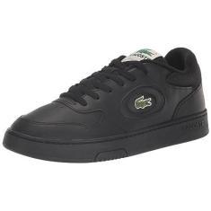 Imagem de Lacoste Tênis masculino Lineset, preto/preto, 46, Preto/preto, 44