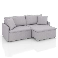 Imagem de Sofá 3 Lugares Retrátil E Reclinável Stilo Linho Prata 214 Cm - Mobly