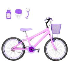 Imagem de Bicicleta Infantil Aro 20 Aero Rosa e Lilás