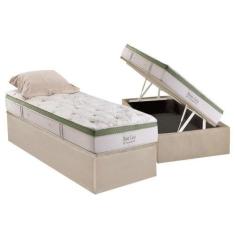 Imagem de Cama Box Baú Solteiro: Colchão Molas Ensacadas Herval MasterPocket  Mo