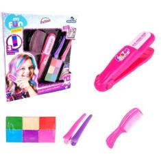 Imagem de Prancha Colorir Pintura Cabelo Infantil Brinquedo Menina - Adijomar Br