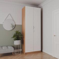 Imagem de Guarda Roupa 2 Portas com Cabideiro 2 Gavetas Hera CabeCasa MadeiraMadeira