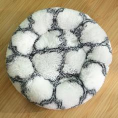 Imagem de KAIJIE Cama de cachorro para cães extra – Cama lavável para animais de estimação, antiderrapante, redonda, fofa, para cães, 110 cm de diâmetro