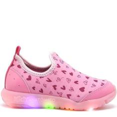 Imagem de Tênis Luz Infantil Menina com LED Kidy Flex Light 020.1181