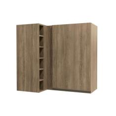 Imagem de Armário De Cozinha Modulado  Canto Reto Maxxi G768 1 Porta Nogal - Kap