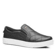 Imagem de Tenis Pegada Feminino em Couro Preto 219016-05-Feminino