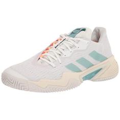 Imagem de adidas Tênis masculino Barricade Clay, D (M) padrão, Branco/Branco/Cinza Órbita (Parley), 37