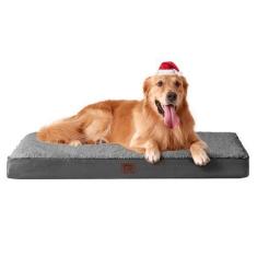 Imagem de Cama de cachorro EHEYCIGA Orthopaedic XL para cães extra grandes, cinz