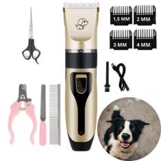 Imagem de Máquina de Tosa Profissional Silenciosa para Pets  Cortador de Pelo Pr