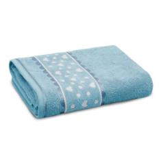 Imagem de Toalha de Banho Charme 68x1,35 - Appel (Azul Bali)