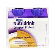 Imagem de Nutridrink Compact Protein Cappuccino (Kit com 4 unds/125ml) - Danone Enteral