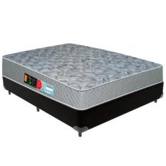 Imagem de Cama Box Preto e Colchão Sleep Max D33 Casal Castor