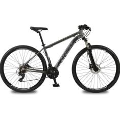 Imagem de Bicicleta Aro29 Krw Alumínio Shimano 24v Freio Hidráulico S5 15.5 Grafite-Preto