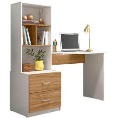 Imagem de Escrivaninha Cristal Branco Nature Plla