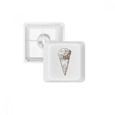 Imagem de Sketch Ice Cream Sweet Ilustration teclado mecânico PBT kit de atualização para jogos