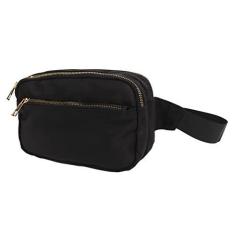 Imagem de Bolsa de Cintura, Bolsa de Cintura de Tecido Oxford de Grande Capacidade Com Design de Vários Bolsos Elegante para Corrida para Compras para Mulheres para Atividades Ao Ar Livre