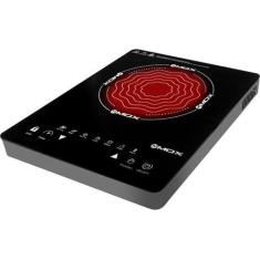 Imagem de Fogao de Inducao Eletrico Mox MO-KIC03 2200W 110V/60HZ Preta, 110V