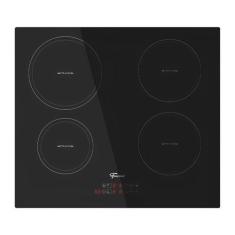 Imagem de Cooktop Fischer 4 Bocas Por Indução Vitrocerâmica Touch Preto 220V, 22