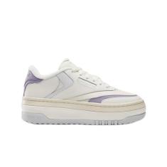 Imagem de Reebok Tênis feminino Club C Extra, Giz/giz vintage/roxo crepúsculo, 40