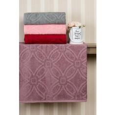 Imagem de Jogo de Toalhas Dubai 5 Peças 2 Banho + 2 Rosto + 1 Piso Veneza - Ezar