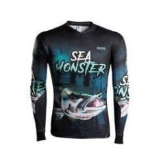 Imagem de Camiseta de Pesca Brk Sea Monster Barracuda GOLA CONFORT V