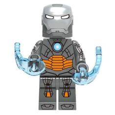 Imagem de Boneco Blocos De Montar Homem De Ferro Armadura Mark Mk12 - Mega Block