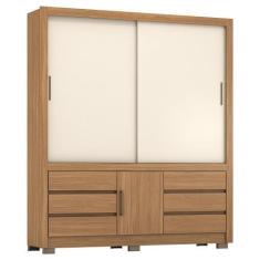 Imagem de Guarda Roupa Casal 3 Portas E 6 Gavetas Arbo Amendola Touch/Off White