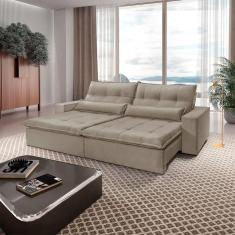 Imagem de Sofá Grecia Veludo 02 Módulos De 120m B25cm Meu Sofá Online B002 Veludo Capuccino