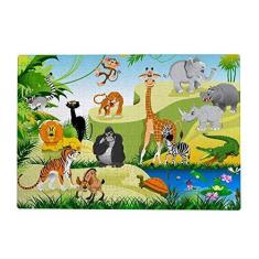 Imagem de ColourLife Quebra-cabeças quebra-cabeça presente para adultos, adolescentes, grande grupo de animais, jogos de quebra-cabeça de madeira, 300/500/1000 peças, multicolorido