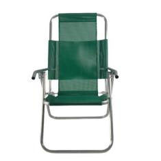 Imagem de Cadeira De Praia Reclinavel Aluminio 5 Posições Reforçada Vip 150Kg-