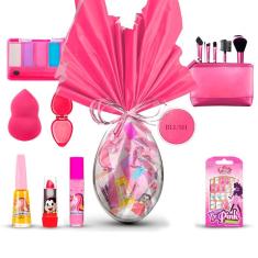 Imagem de Kit Ovo Páscoa Maquiagem Infantil + Brilho Labial Bz40-1
