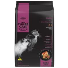 Imagem de Ração Seca Three Cats Super Premium Salmão, Frango e Carne para Gatos Adultos - 15 Kg