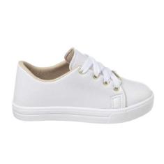 Imagem de Tênis Infantil Feminino Escolar Cadarço Menina Crianças - Fashionei, B