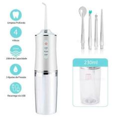 Imagem de Irrigador Oral Elétrico Portatil Jato Água Limpador Dentário Bucal Bra