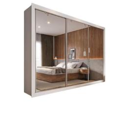 Imagem de Guarda Roupa Cavich 3 Portas Espelhadas Mdf - Móveis Europa - Moveis E