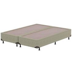 Imagem de Base Box Queen Size Probel Fort Comfort com Revestimento em Tecido Jacquard 38x158x198cm - Bege