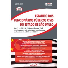 Imagem de Estatuto Dos Funcionários Públicos Civis do Estado de São Paulo - 7ª Ed. 2012 - Vieira, Jair Lot - 9788572838290