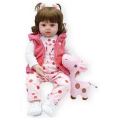 Bebê Reborn Boneca Anny Doll Baby Macacão Babador Cotiplás com o Melhor  Preço é no Zoom