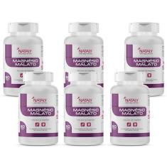 Imagem de 6x Magnésio Malato 60 Capsulas de 500mg Nataly