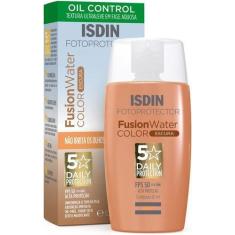 Imagem de Protetor Solar Facial Isdin Fusion Water Color Cor Escura Fps50 50ml